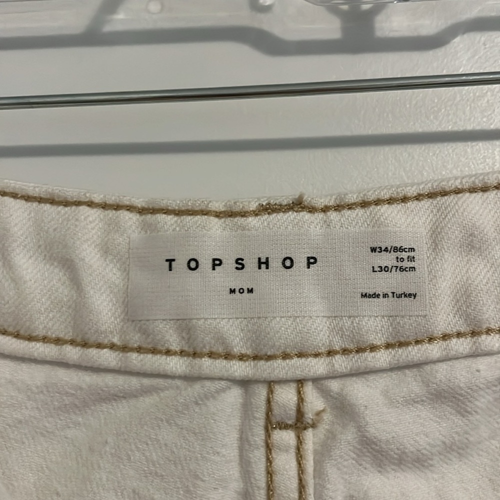 Topshop Ripped Mom Jeans - Picture 5 of 8